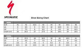 30 Problem Solving Bike Shoe Chart