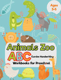 4.8 out of 5 stars 4,122. Animals Zoo Abc Cursive Handwriting Workbooks For Preschool Tracing Alphabet Books For Kids I Lover Handwriting 9781979649568 Amazon Com Books