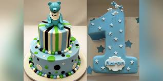 1st Boy Birthday Cake 1 Year Baby Boy Birthday Cake