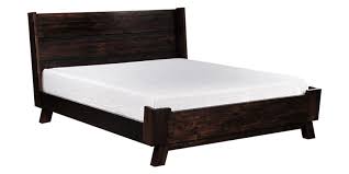 Teak Wood Platform Bed With Slanted Headboard They transform your bed without breaking the we also carry storage headboards with shelves for a functional statement piece.