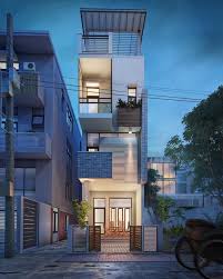 Drawing Of Small Lot House Plan Idea Modern Sustainable Home Narrow House Designs Narrow House Narrow House Plans