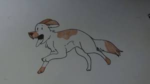 How To Draw A Running Dog - Youtube