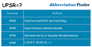 Akhir tahun belajar satuan pendidikan. Apa Yang Upsr Maksudkan Definisi Upsr Pencari Singkatan