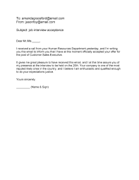 Verbiage that says you accept the company's offer of employment; 38 Professional Interview Acceptance Emails Smart Tips á… Templatelab