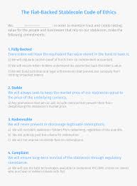 These codes can only be used once per account. The Stablecoin Code Of Ethics What Are The Core Principles A By Trusttoken Truefi