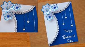 See more ideas about cardmaking, paper crafts, cards. Diy Teacher S Day Card Handmade Teachers Day Card Making Idea Birthday Card Craft Card Making Birthday Handmade Birthday Cards