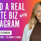 Build a Real Estate Business on Instagram! (with event image