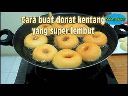 Youtube Donut Kentang Sobat Dapur Donut Recipes Breakfast Cake Food And Drink