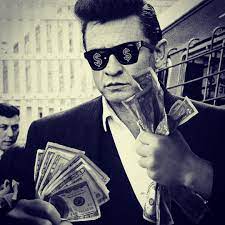 Johnny cash, cigarette, black and white, vintage, retro, smoking cigarette, country music icon, mens fashion, man cave, pompadour. Johnny Cash Digitalart Wordplay