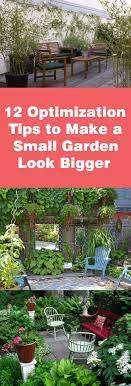 How To Make A Small Garden Look Bigger 12 Optimization Tips Small Backyard Backyard Garden Design Backyard Fences