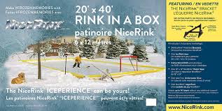 A picture book of indoor ice rinks in the state of hockey free. Amazon Com Nicerink 20x40 Backyard Ice Rink Hockey Skate Accessories Sports Outdoors