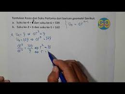 Rasio cepat = (kas + piutang + surat berharga) : Cara Menentukan Rasio Dan Suku Pertama Barisan Geometri Youtube