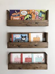 Set Of 3 Rustic Wood Shelves Baby Room Nursery Book Shelves Rustik Etsy Dekor