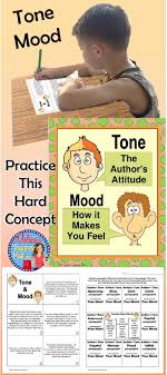 Tone And Mood Mood Activity Teaching Literary Terms Mood
