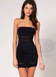 Black Bodycon With Images Strapless Bodycon Dress Mini Tube Dress Bandeau Bodycon Dress