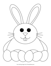 Color in this picture of painted easter eggs and others with our library of online coloring pages. Easter Coloring Pages Free Printable Pdf From Primarygames