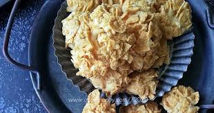 Biskut almond london rangup yang sedap dengan sukatan cawan ini amat sesuai dihidangkan semasa hari raya nanti. Biskut Cornflakes Rangup Cornflakes Crunchy Cookies Sedap Dan Mudah Sukatan Cawan Tanpa Mixer Qasey Honey