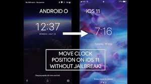 Tap an option and you are all set Doesn T Work Move Clock Position On Ios 11 12 Lock Screen Like Android No Jailbreak Youtube