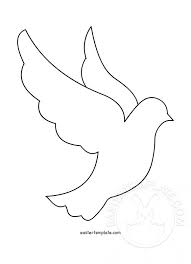 peace dove easter templates bird template stencil coloriage de tournesol