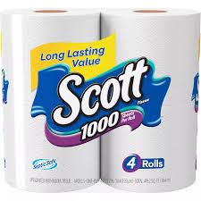 3 17 Scott Rapid Dissolve Bath Tissue 4 Pack Walmart Com Bath Tissue Best Toilet Paper Toilet Paper