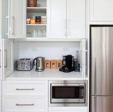 42 Creative Appliances Storage Ideas For Small Kitchens Small Kitchen Appliance Storage Appliances Storage Kitchen Appliances