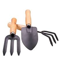Can a disabled person use a garden tool? 3 Piece Gardening Tools Set Shovel Rake And Ploughstaff Home Garden Amp Lawn Care Equipment Fit Most Tool Bags And Belts Great For Men Women Amp Seniors Buy Online In