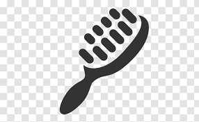 338 free hair comb clipart in ai, svg, eps or psd. Comb Hairbrush Clip Art Black And White Hair Transparent Png