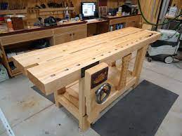 24 x 96 douglas fir from home depot. Table Plans Woodworking Woodworking Bench Split Top