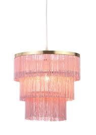 Zulu Fringe Easy Fit Lamp Shade H30cm X W30cm Pink Pink Lamp Shade Lamp Shade Pink Lamp