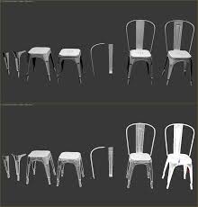 modeling tolix marais chair technique marais chairs model tolix