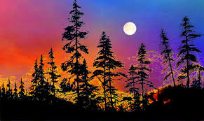 You might want to go outside at sunset, google some reference pictures or summon some happy memories. Digital Landscape Sunset Canvas Painting