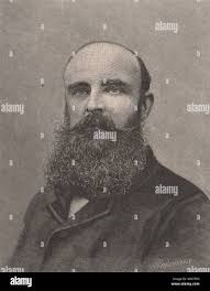 Sir Frederick Napier Broome. Western Australia 1888 old antique print  picture Stock Photo