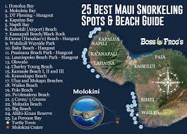 25 Best Maui Snorkeling Spots Beach Guide Videos Photos