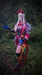 H = 34.1 cm w. Blood Moon Diana Cosplay By Evelektra On Deviantart