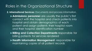 Organizational Structure Of The Hospital Ppt Video Online