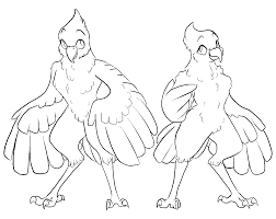 Bird On The Head Figure Of Speech Anthro Cockatoo Base By Samalamb Bases On Deviantart In 2020 Furry Drawing Furry Art Drawing Base