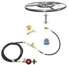 All electronic ignition accessories are found on page 69. Fr12ck Diy 12 Complete Deluxe Lp Fire Pit Kit 316 Stainless Key Valve Contols Reg 3 12 Hoses Lifetime Burners All 316 Stainless Not Lessor 304 See Easyfirepits Com Gallery