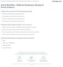 Zoe samuel 6 min quiz sewing is one of those skills that is deemed to be very. Quiz Worksheet Medieval Renaissance Baroque Rococo Sculpture Study Com