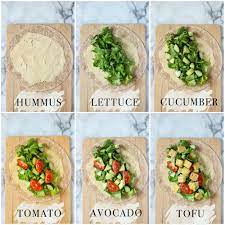 Crispy Tofu Hummus Wraps Lunch Idea Recipe Healty Food Hummus Wrap Recipe Healthy