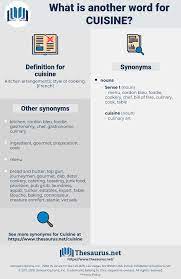Synonyms For Cuisine Thesaurus Net