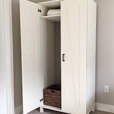 Learn How To Diy The Ikea Aneboda Wardrobe Into A Farmhouse Style Wardrobe Aneboda Wardrobe Ikea Wardrobe Hack Ikea Wardrobe