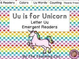 Letter Of The Week Readers U U Is For Unicorn Letter Of The Week Lettering Unicorn Books