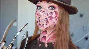 Woman Creates Awesome Freddy Krueger Makeup Tutorial Freddy Krueger Makeup Halloween Makeup Halloween Costumes Makeup