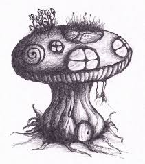 Design Amp Drawing Ideas On Pinterest How To Draw Fairies Doodles Fairy Drawings Drawings Mushroom Drawing