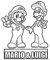 You're welcome to embed this image in your website/blog! Mario And Luigi Coloring Pages For Kids Coloring4free Coloring4free Com