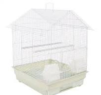 KCT Lima Plus Exotic Portable Bird Small Cage - White