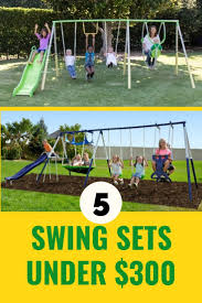 Budget Swing Sets Under 300 Yes These Are Some Of The Cheaper Swing Sets In The Market But They Ve Go Toddler Outdoor Playset Backyard Swing Sets Swing Set