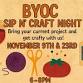 BYOC Sip n Craft Night event in Woodinville, WA