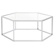 Here, your favorite looks cost less than you thought possible. Eliana Glass Coffee Table Chrome Safavieh Target