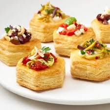 Golden Flaky Puff Pastry Cups Hold An Assortment Of Savory Fillings Like Artichokes And Sun Dried Tomato Mozzar Pepperidge Farm Puff Pastry Recipes Antipasto